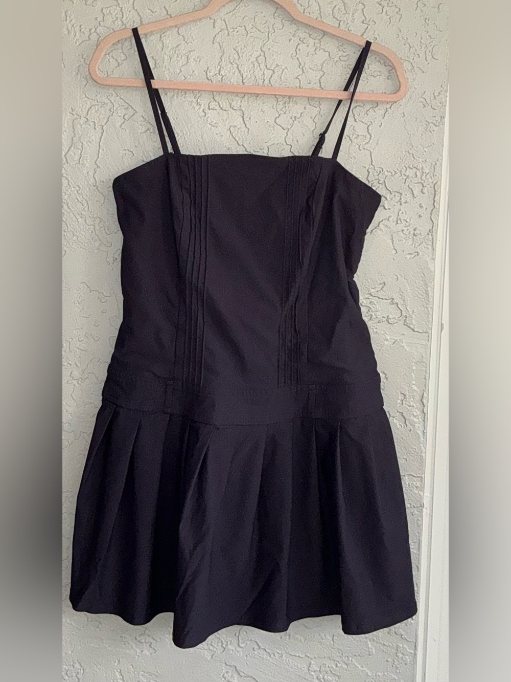 Wild Fable Purple Spaghetti Strap Fit-and-Flare Mini Dress